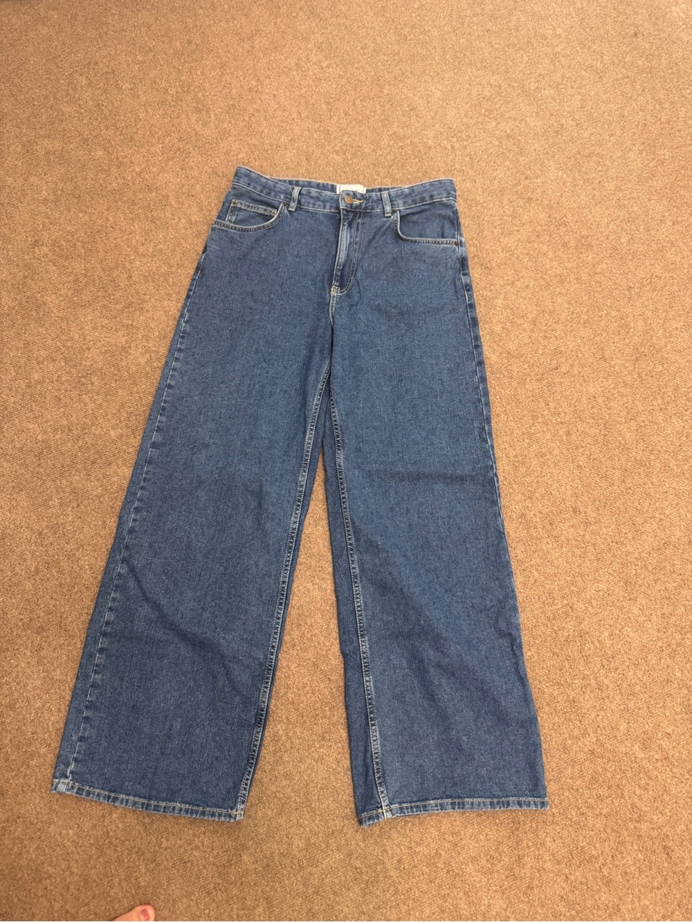 BDG Medium Blue High-Rise Straight Jeans